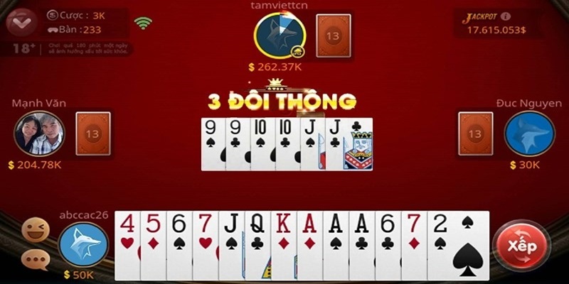 Hiểu về thứ tự đánh bài tiến lên và vòng chơi của game