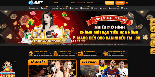 Giao diện I9bet sắc nét